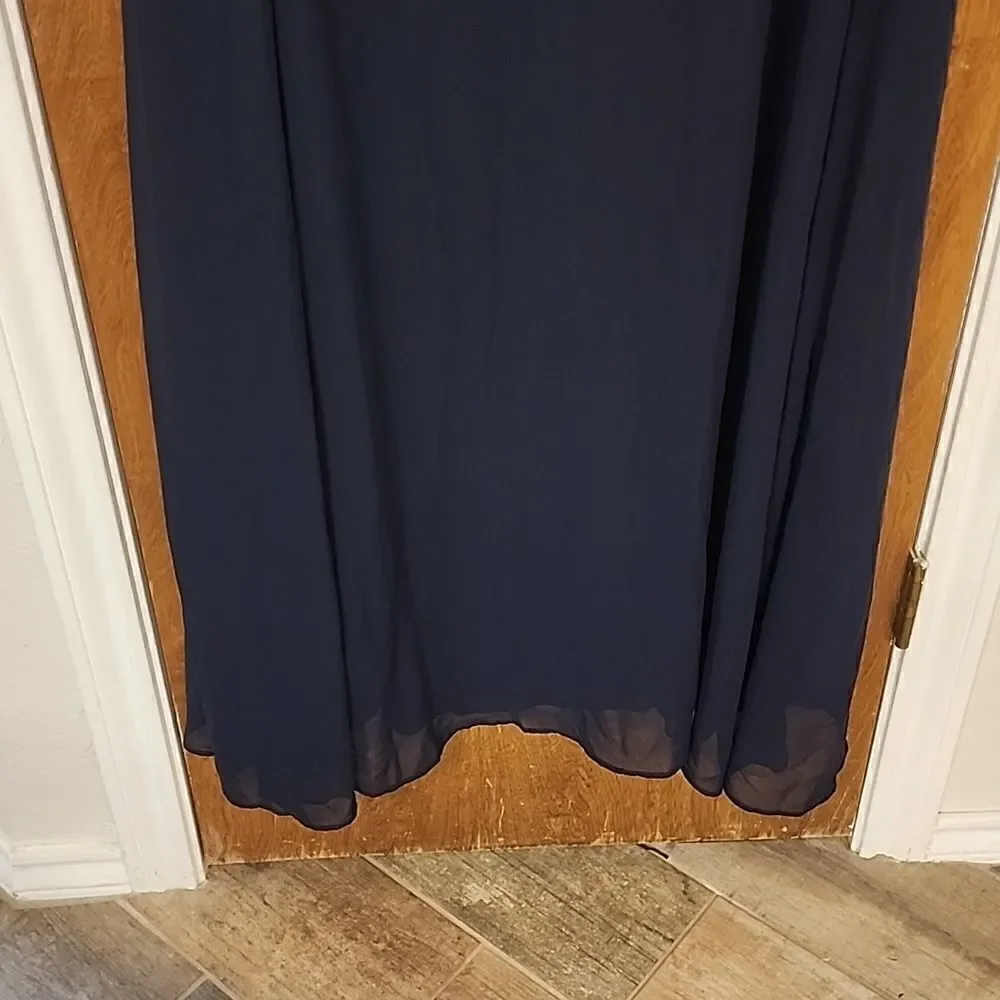 Alex Evenings Sleevless Navy Dress Size 18W NWT - Picture 6 of 8